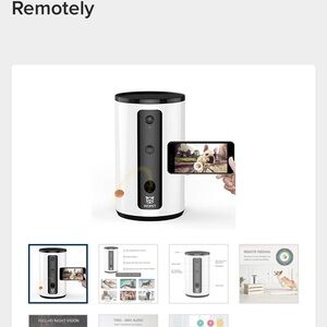 Wopet Smart Pet Camera with Night Vision